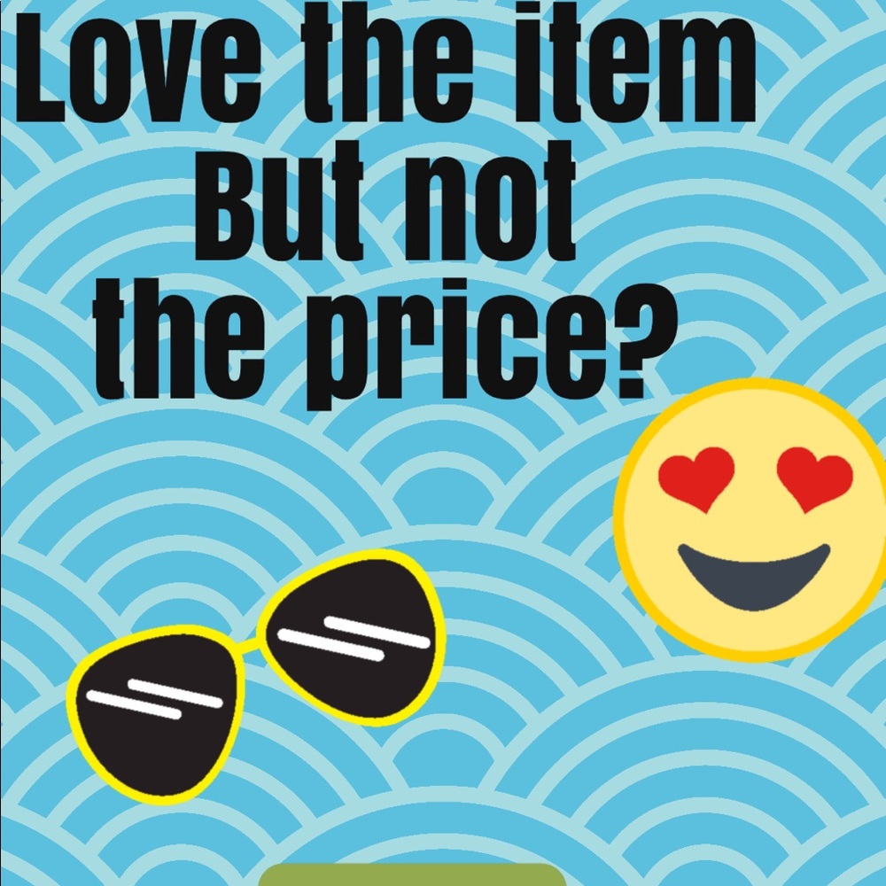 Reasonable offers accepted